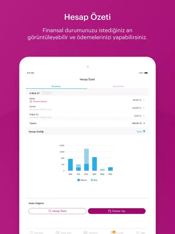 Simya Tesis Yönetim Hizmetleri iPad  Screenshots