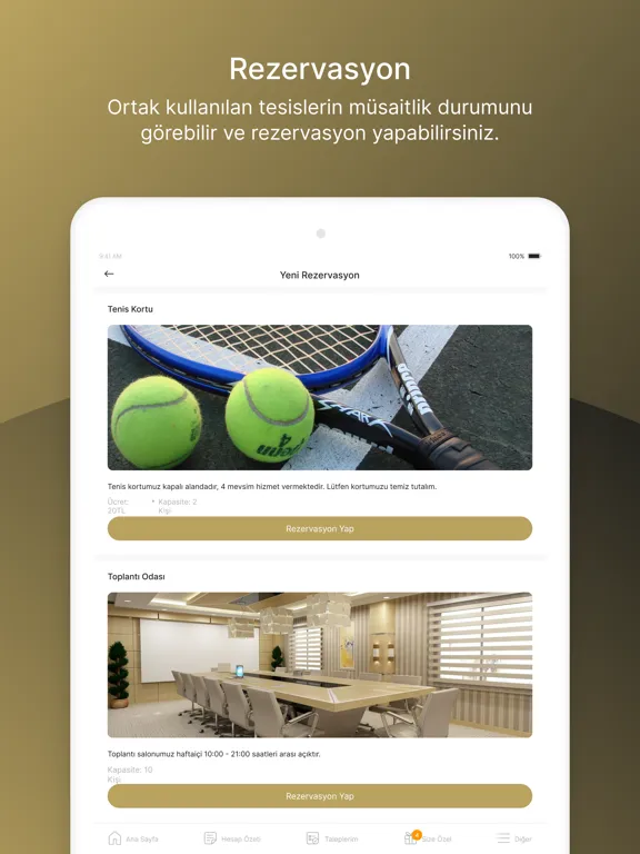 Zey  Yönetim iPad  スクリーンショット