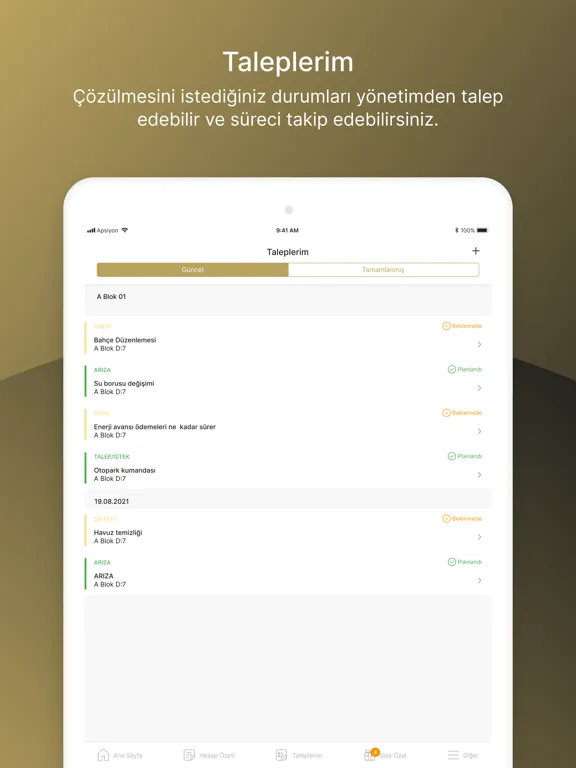 Zey  Yönetim iPad  スクリーンショット