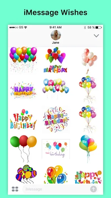 تصاویر Wish Happy Birthday by Sticker