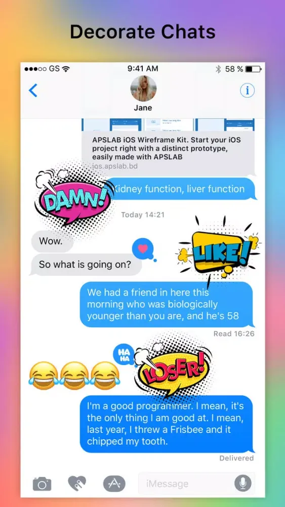 BOOM - Funny Comic Stickers স্ক্রিনশট