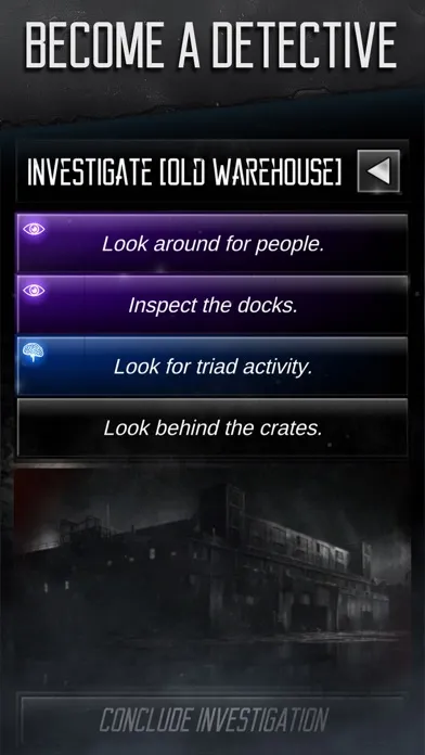 Capturas de tela do Murder Mystery Detective Story