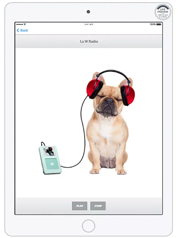 ภาพหน้าจอของ Emisoras de Colombia FM-Radios de Colombia iPad 
