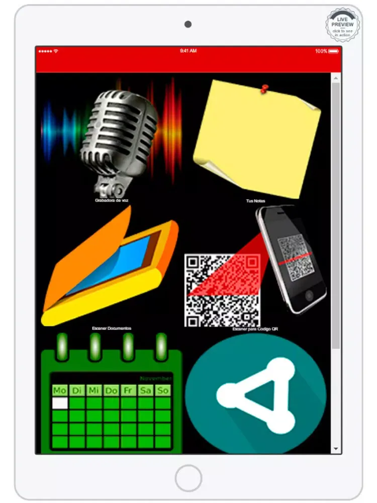 Grabadora de Voz Profesional iPad  Screenshots