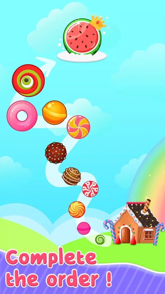 Zrzuty ekranu Merge Candy: Drop & Merge Game
