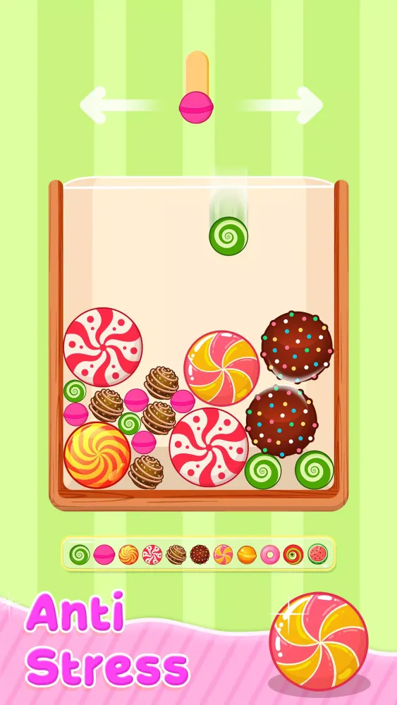 Zrzuty ekranu Merge Candy: Drop & Merge Game