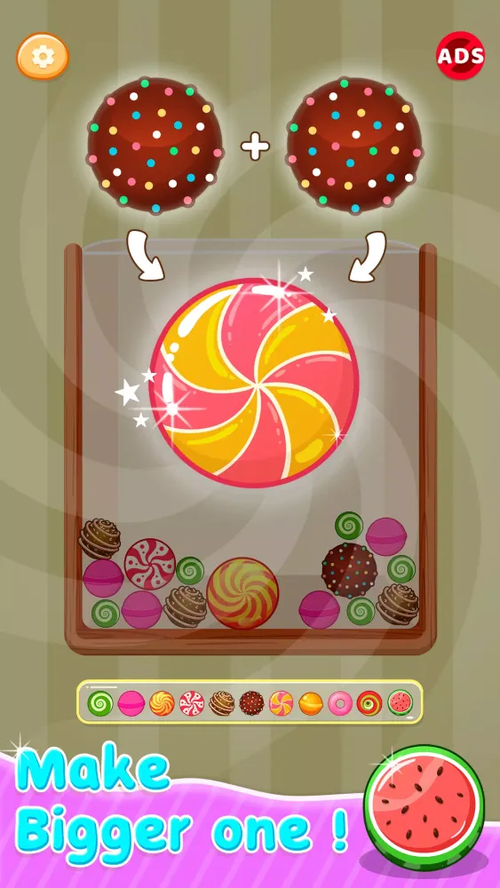 Zrzuty ekranu Merge Candy: Drop & Merge Game