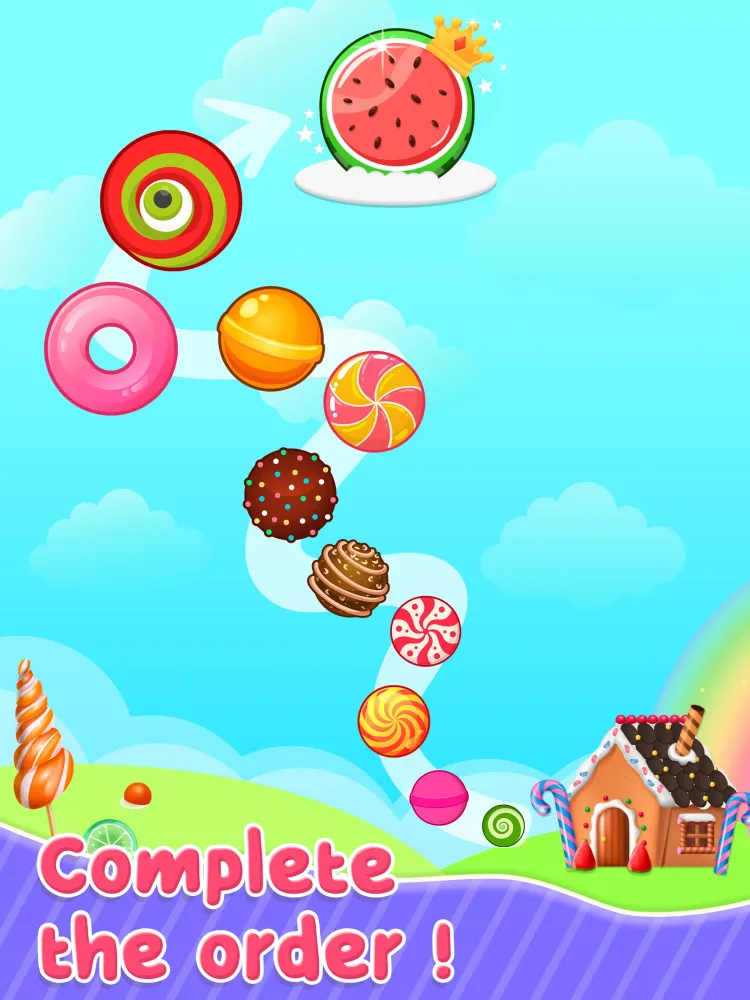 Zrzuty ekranu Merge Candy: Drop & Merge Game
