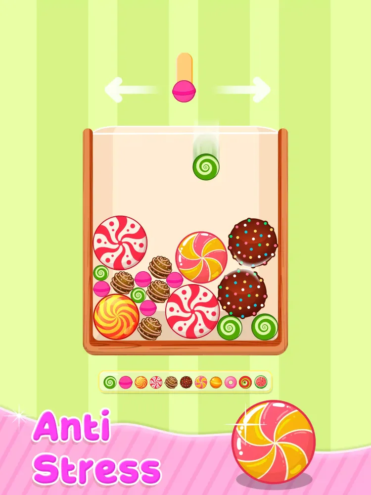 Zrzuty ekranu Merge Candy: Drop & Merge Game