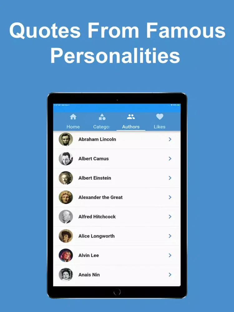 Zrzuty ekranu Daily Life Motivational Quotes iPad 