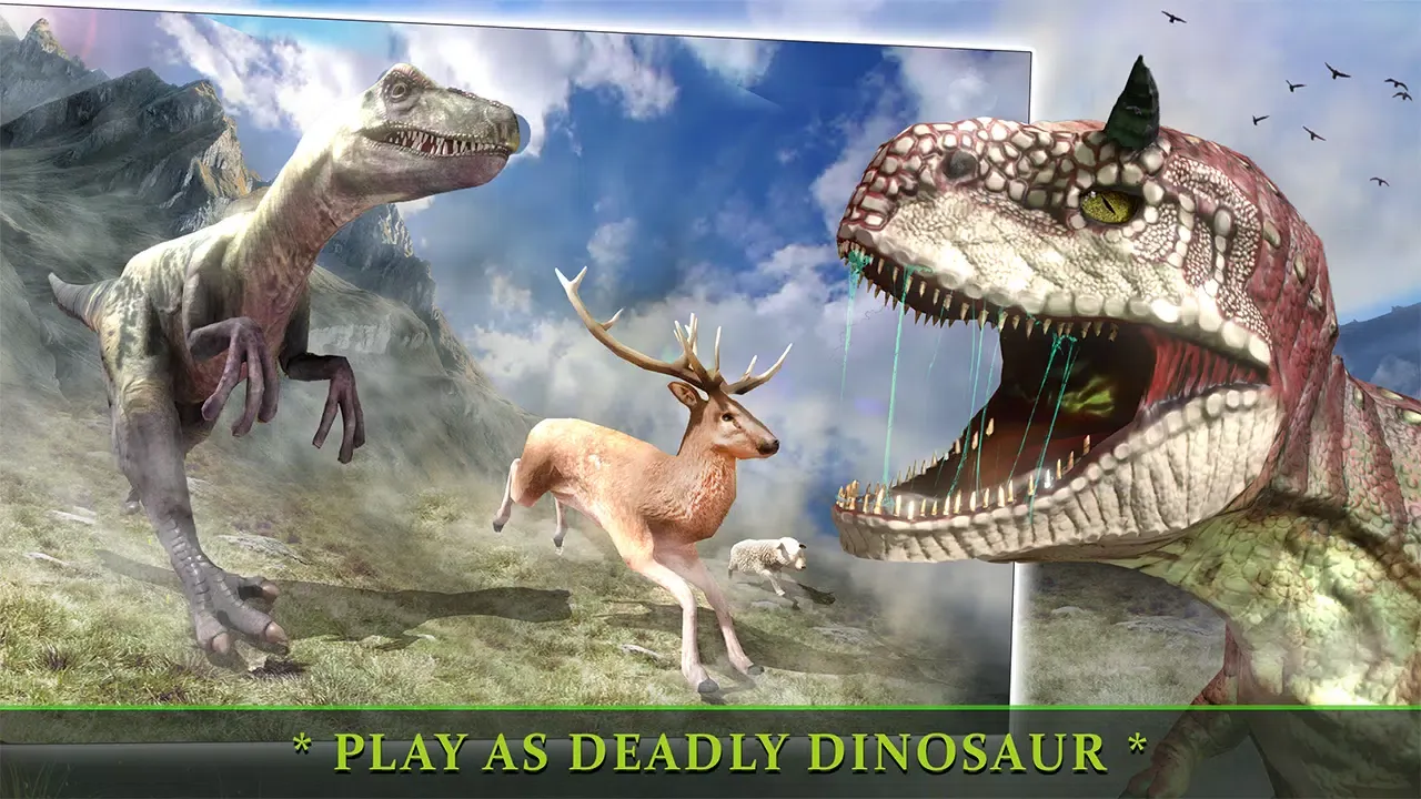 Captures d'écran de Jungle Dinosaur Simulator