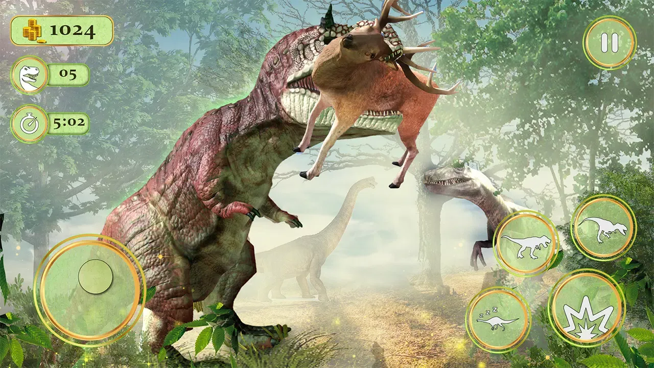 Captures d'écran de Jungle Dinosaur Simulator
