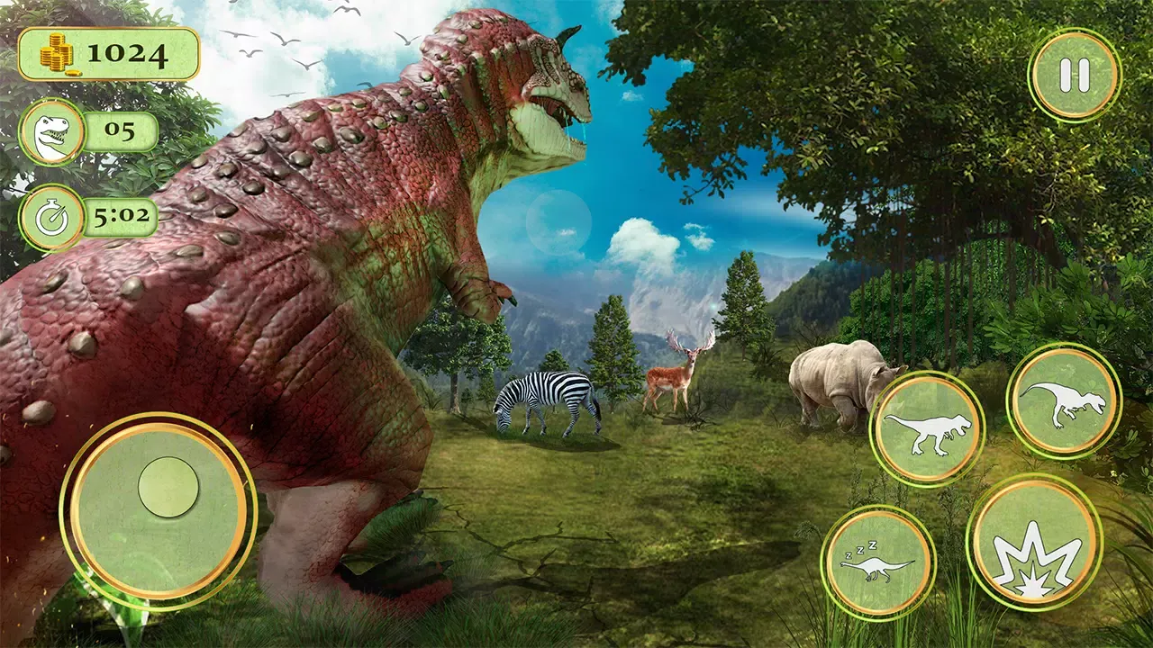 Captures d'écran de Jungle Dinosaur Simulator