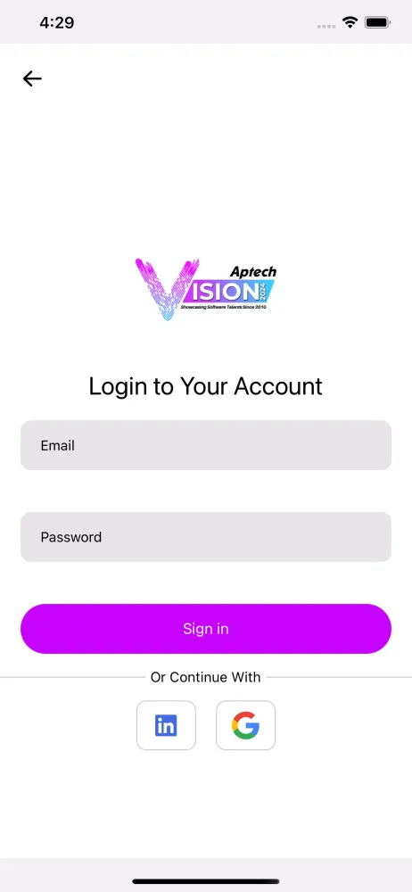 Aptech Vision Screenshots