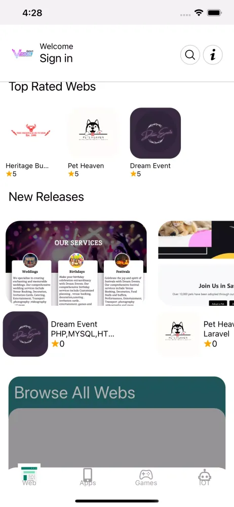Aptech Vision Screenshots