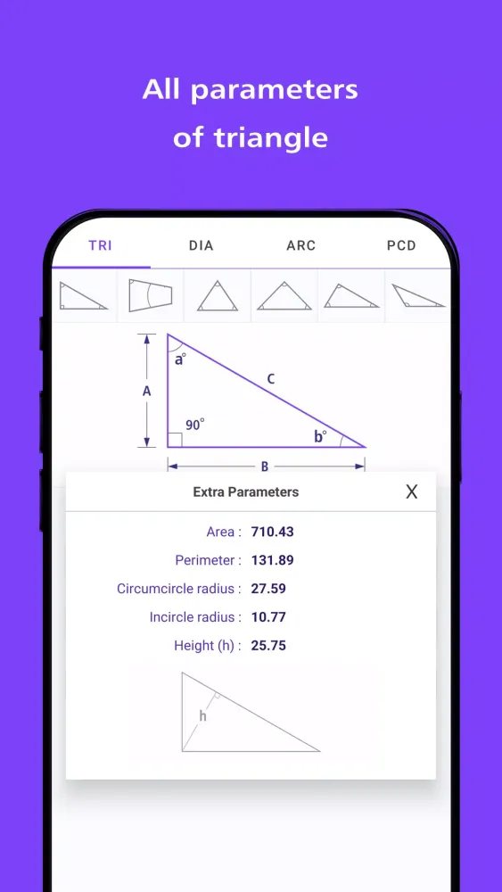Captures d'écran de Angle Finder - Trig Calculator