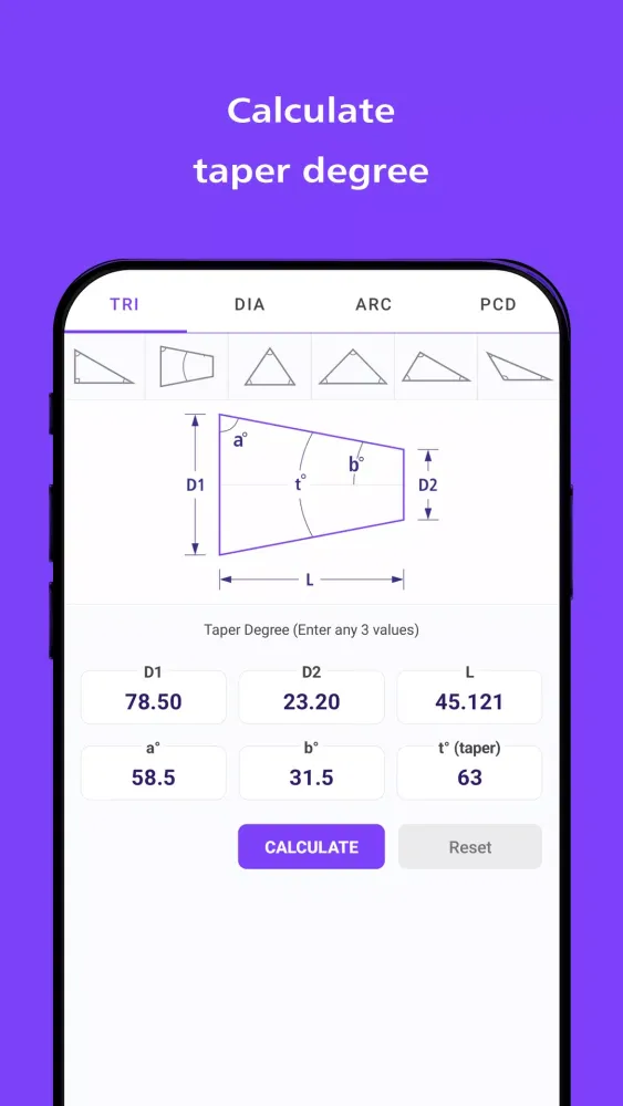 Captures d'écran de Angle Finder - Trig Calculator