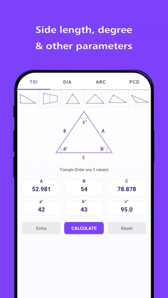 Captures d'écran de Angle Finder - Trig Calculator
