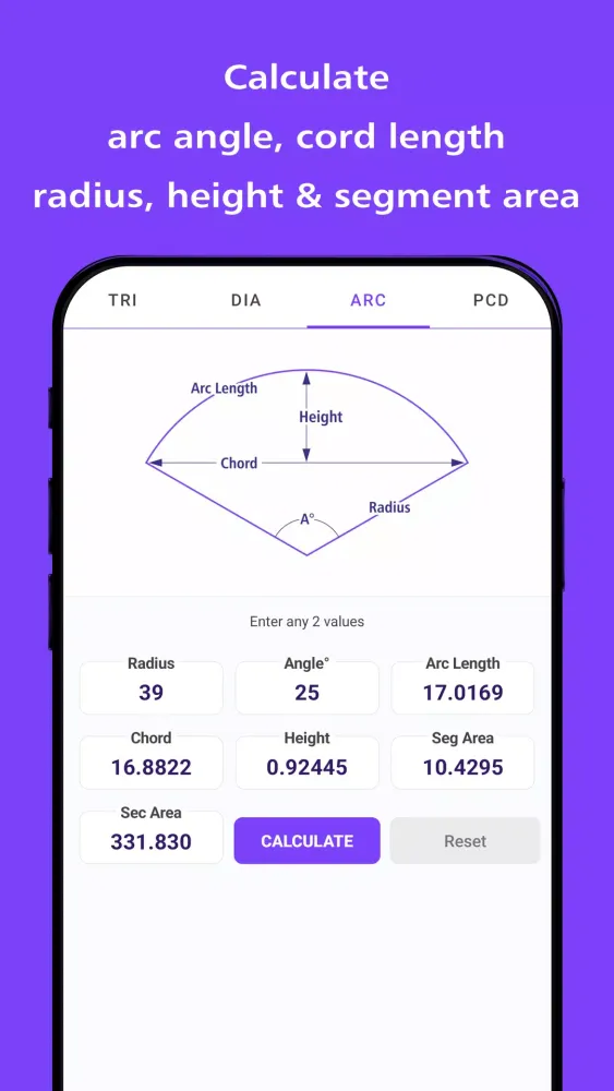 Captures d'écran de Angle Finder - Trig Calculator