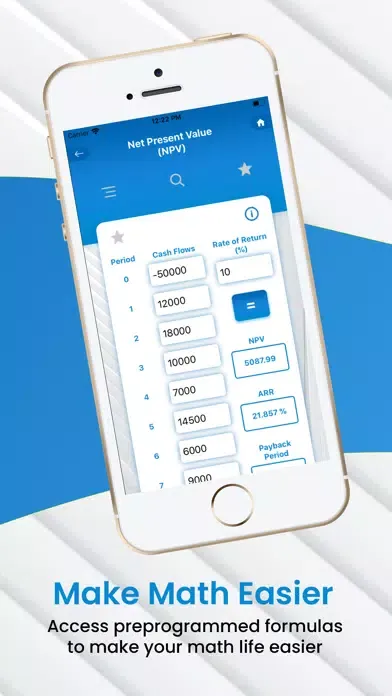 Screenshot di Valuation Calculator