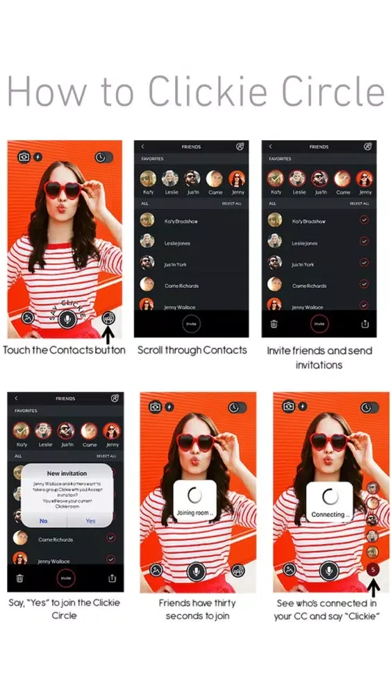 Скриншоты Clickie