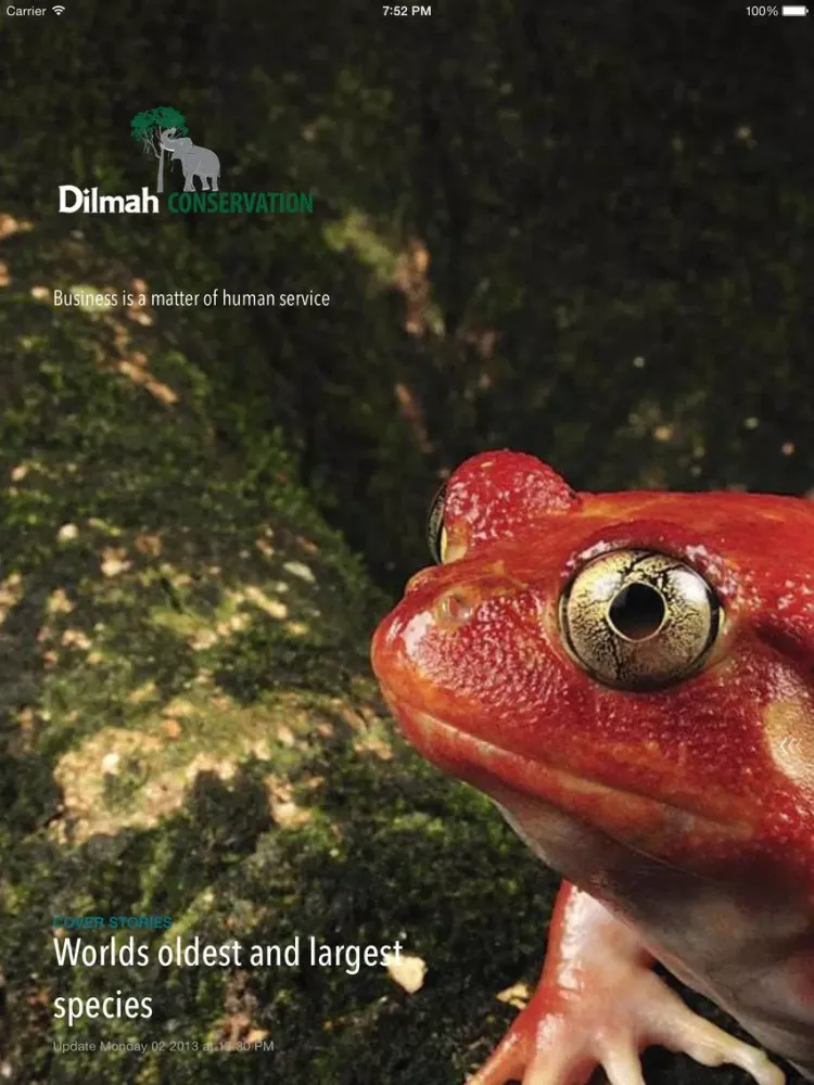 Zrzuty ekranu Dilmah Conservation iPad 
