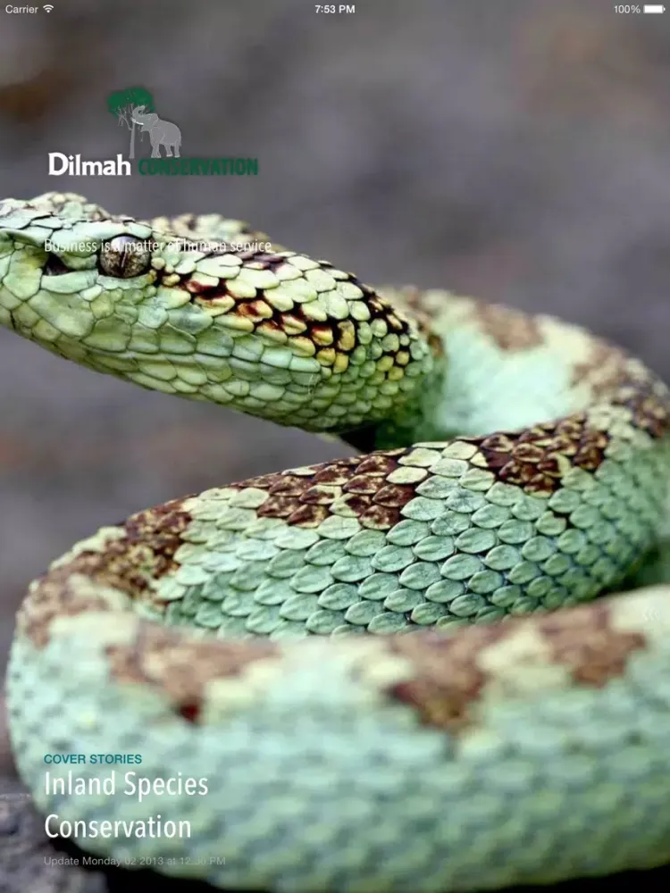 Zrzuty ekranu Dilmah Conservation iPad 