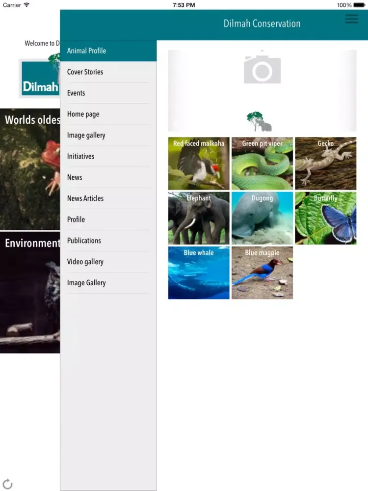 Zrzuty ekranu Dilmah Conservation iPad 