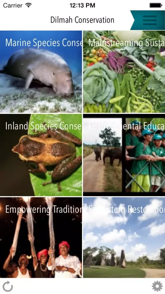 Zrzuty ekranu Dilmah Conservation
