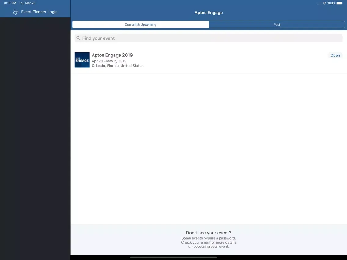 Aptos Engage iPad 应用截图