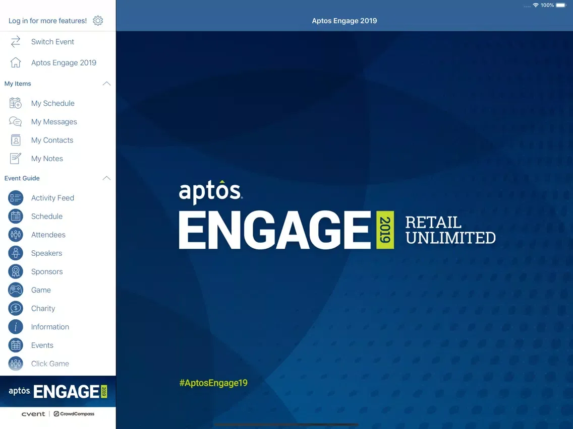 Aptos Engage iPad 应用截图