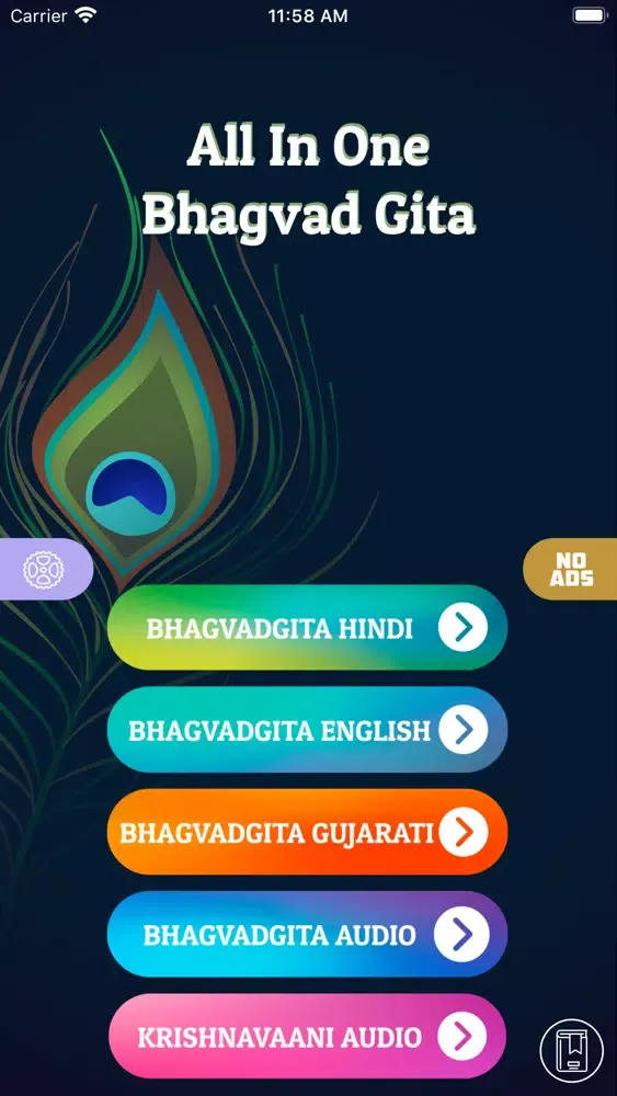ภาพหน้าจอของ Bhagavad Gita: All Language