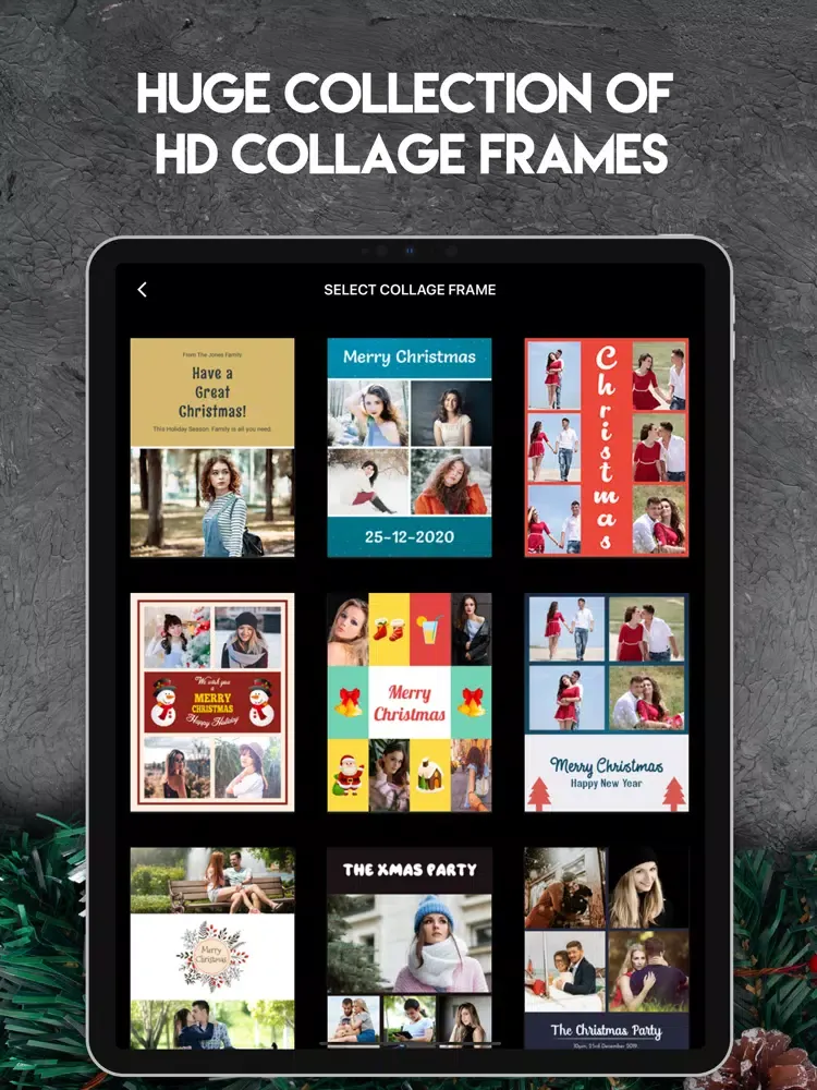 Christmas- Photo & Card Maker iPad  Ekran Görüntüleri