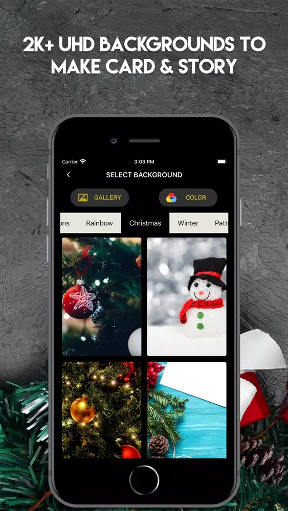 Christmas- Photo & Card Maker Ekran Görüntüleri