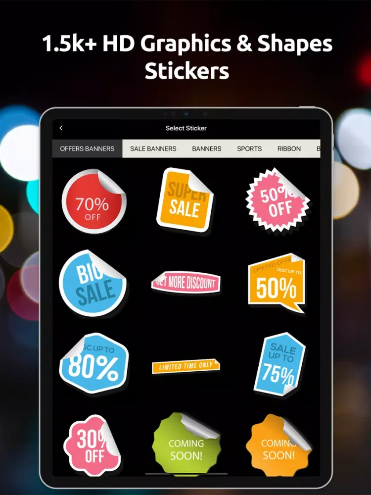 Ảnh chụp màn hình của Poster Maker: Flyer Creator iPad 