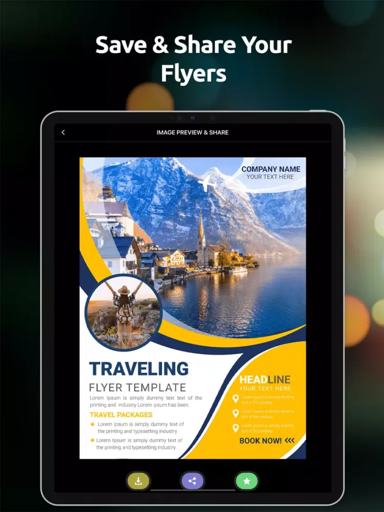 Ảnh chụp màn hình của Poster Maker: Flyer Creator iPad 