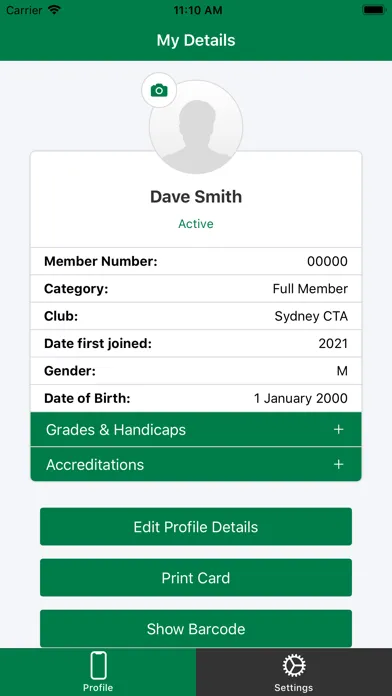 ACTA Member Screenshots