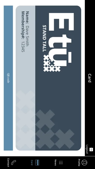 E tū Union Toolbox Screenshots