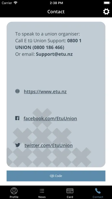 E tū Union Toolbox Screenshots