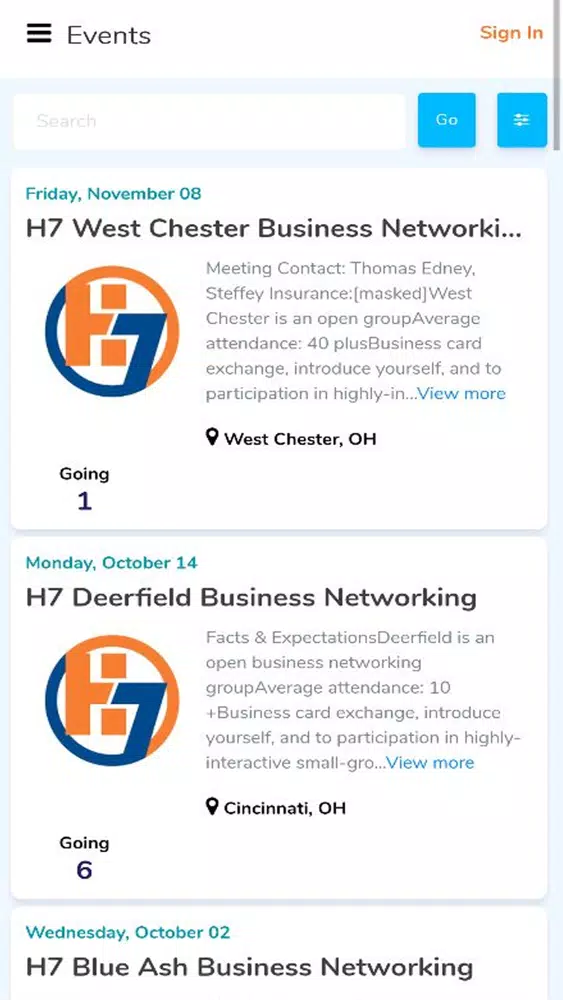 Capturas de pantalla de H7 Global Network