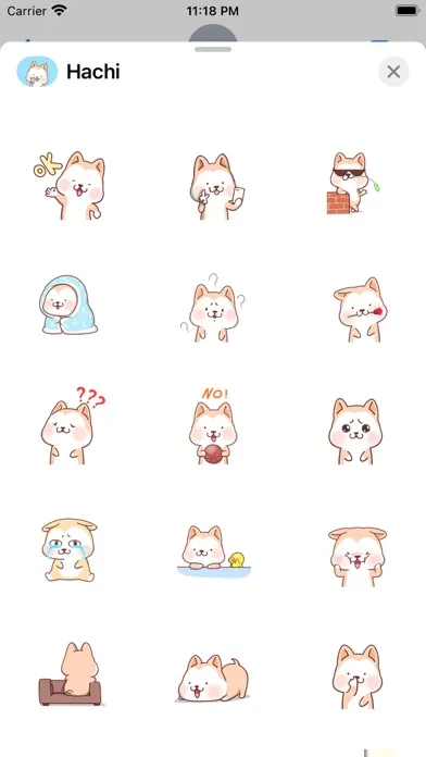 Скриншоты Hachi：Akita Dog Animated Emoji