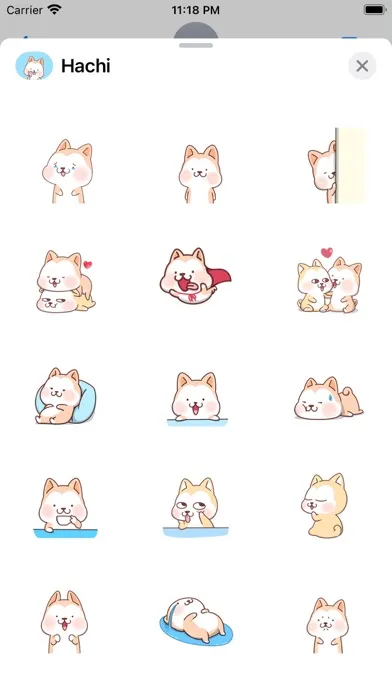 Скриншоты Hachi：Akita Dog Animated Emoji