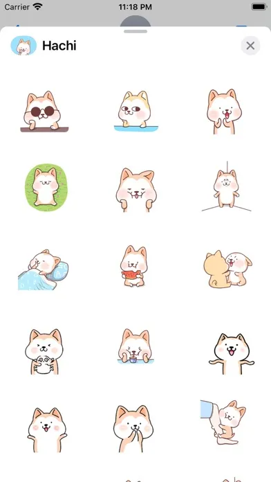 Скриншоты Hachi：Akita Dog Animated Emoji