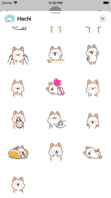 Скриншоты Hachi：Akita Dog Animated Emoji
