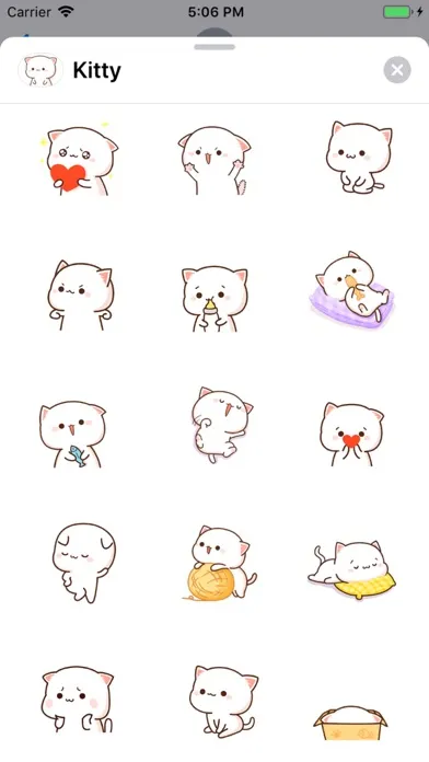 Kitty - Gif Cat Sticker Lovers スクリーンショット