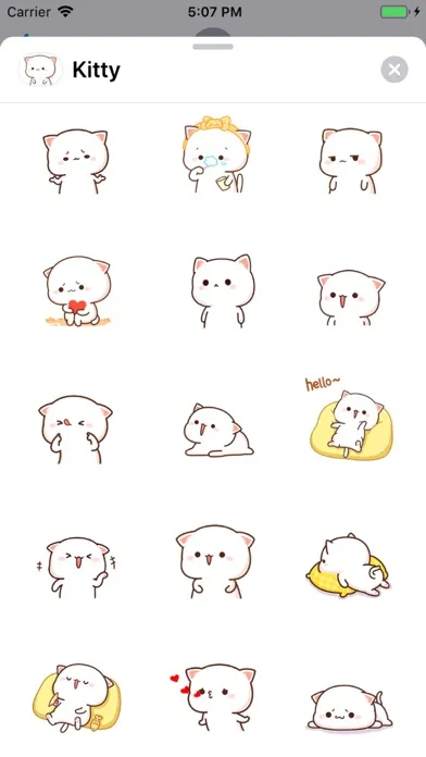 Kitty - Gif Cat Sticker Lovers スクリーンショット