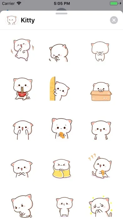 Kitty - Gif Cat Sticker Lovers スクリーンショット