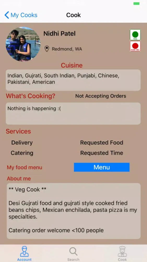 Cook for me স্ক্রিনশট