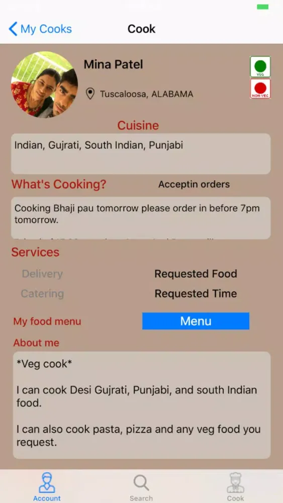 Cook for me স্ক্রিনশট