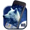 Galaxy ice wolf live wallpaper
